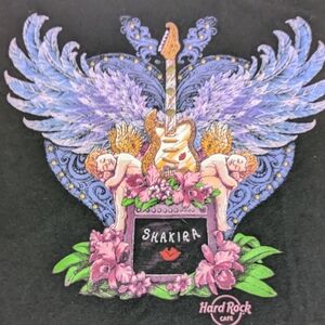 HRC Shakira Special Edition CAFE Tee Hollywood  Angels Wings XXL Hard Rock Cafe